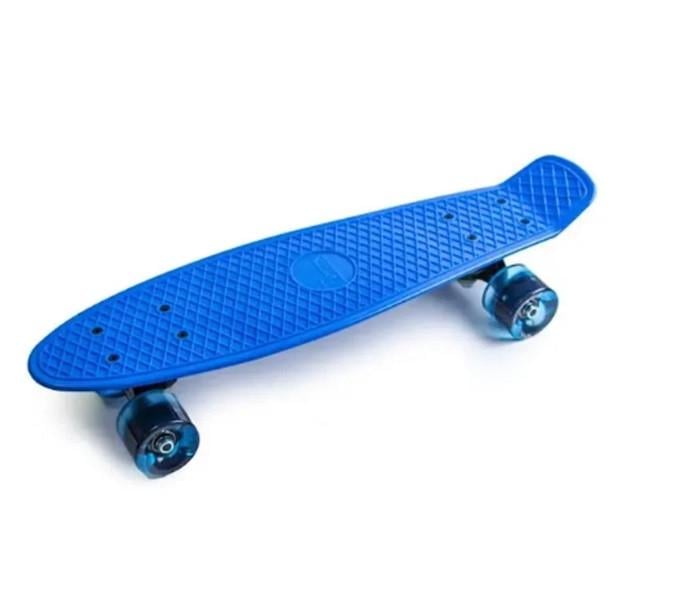 Скейт Penny Board світяться колеса 22'' Синій (0848/335DBL)