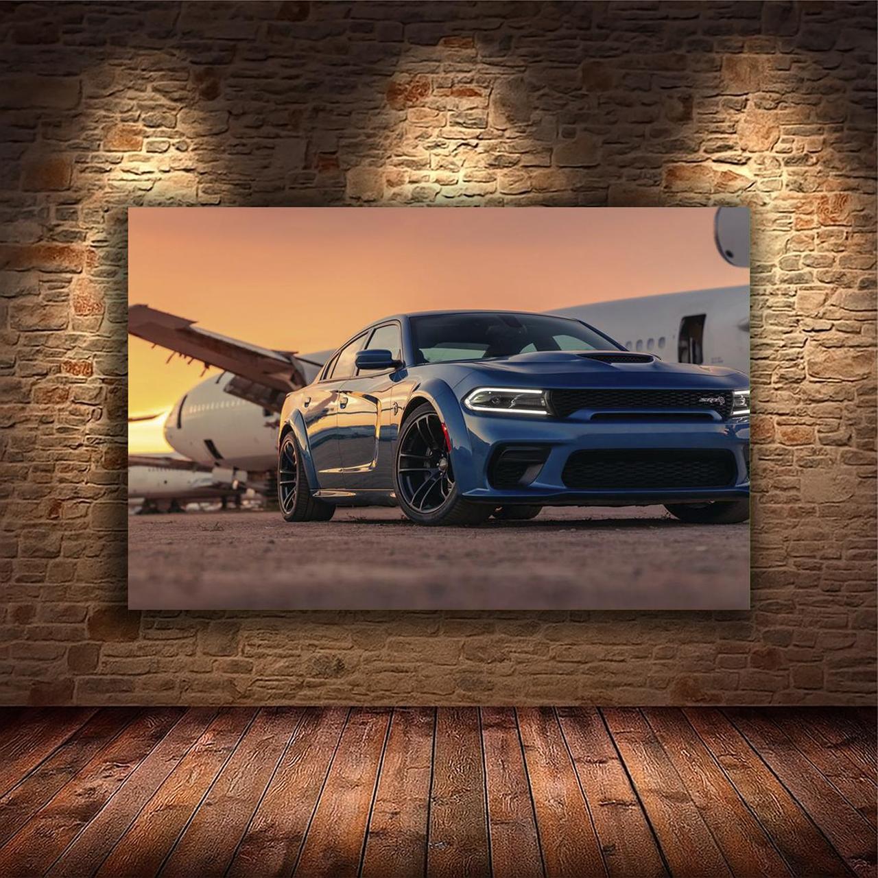 Картина на холсте Спортивный автомобиль 50x70 см (M158)