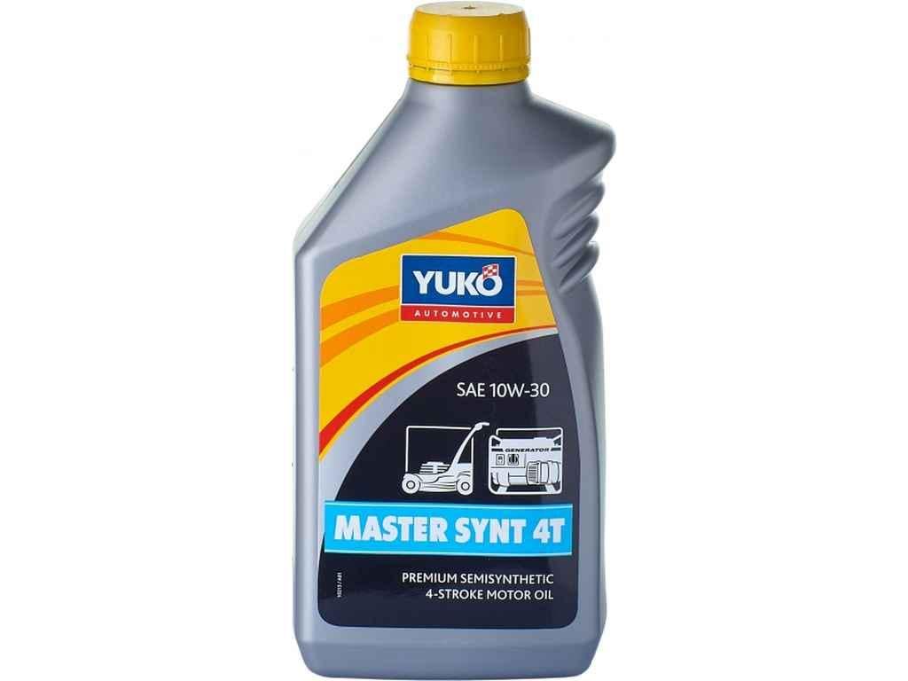 Масло напівсинтетичне YUKO 10W-30 для генераторів/косарок MASTER SYNT 4T 1 л (879018)