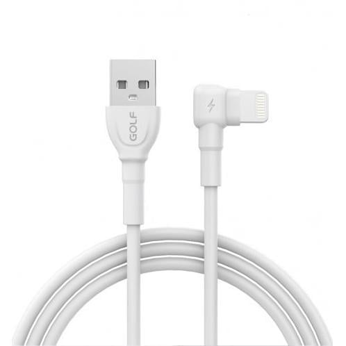 Кабель синхронізації Golf GC-70 USB-Lightning 3 А 1 м White (3_02540)