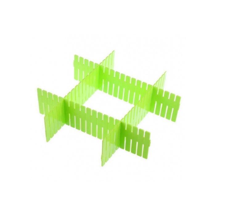 Органайзер-роздільник у тумбочку 4 планки 31х7 см Green (124127) - фото 1 Органайзер-роздільник у тумбочку 4 планки 31х7 см Green (124127) - фото 1