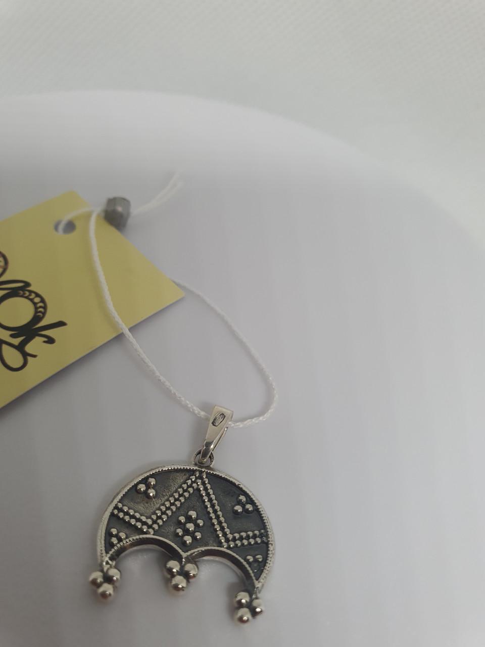 Підвіска Срібний Трирога лунниця 925 проба (26943020) - фото 7