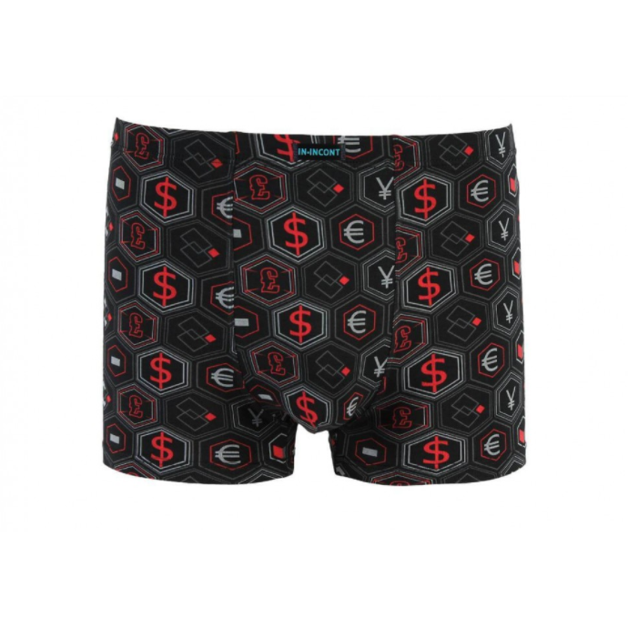 Мужские трусы INDENA Батал/бамбук 5XL Черный (20328)