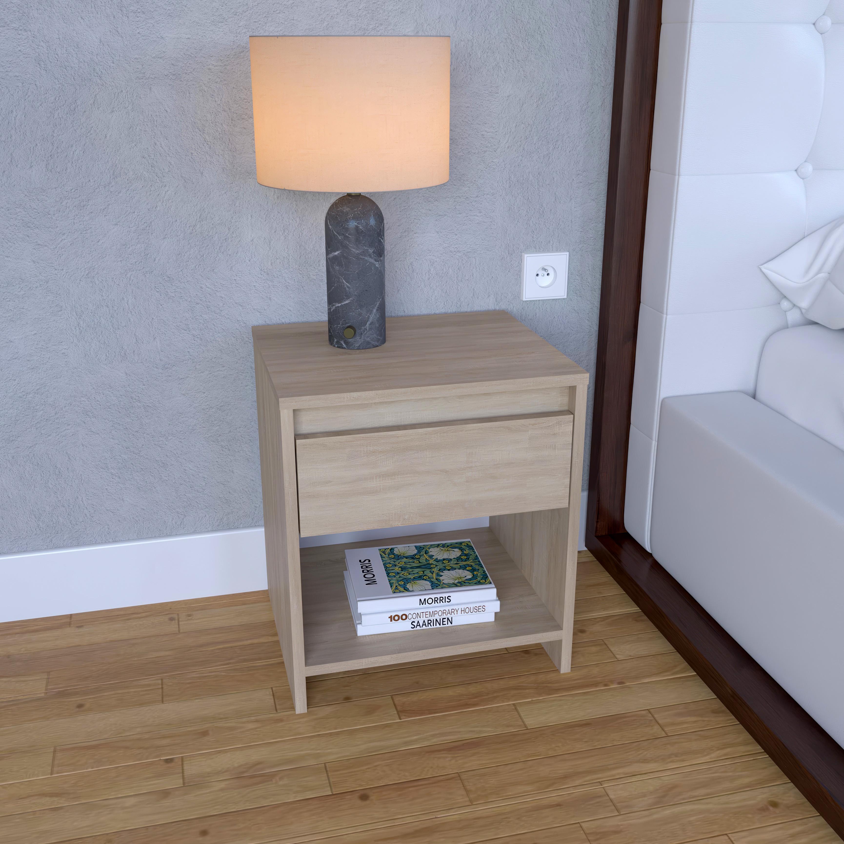 Тумба приліжкова Gifron 42х36х48 см Дуб Сонома (18904785)