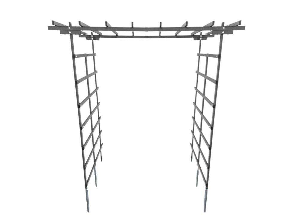 Опора цветочная SIMBUD Малинская лестница 150 см Графитовый (27883811) - фото 1 Опора цветочная SIMBUD Малинская лестница 150 см Графитовый (27883811) - фото 1