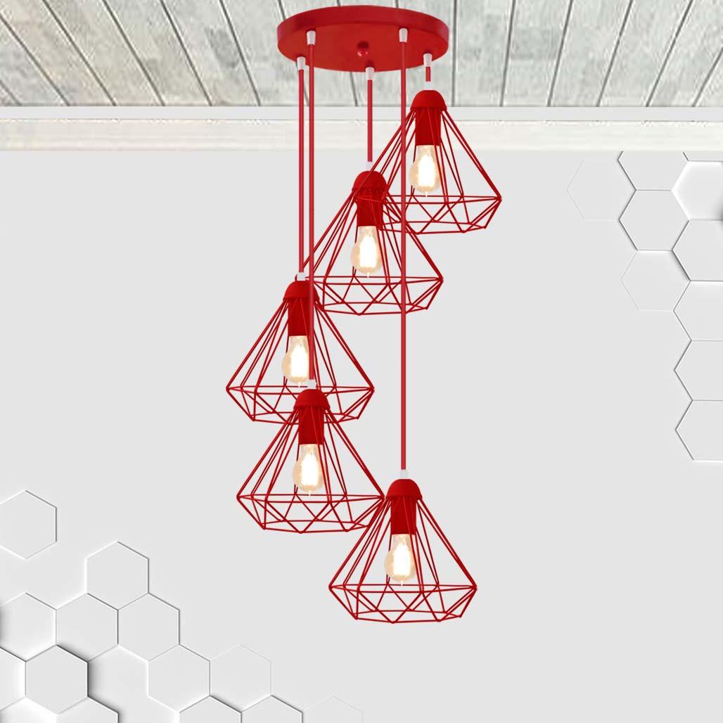 Люстра Levistella Diamond-5G Red - фото 1 Люстра Levistella Diamond-5G Red - фото 1