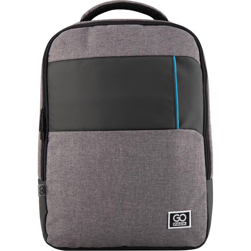 Рюкзак GoPack Сity 43x32x12 см 17 л Серый (GO20-153L-1)