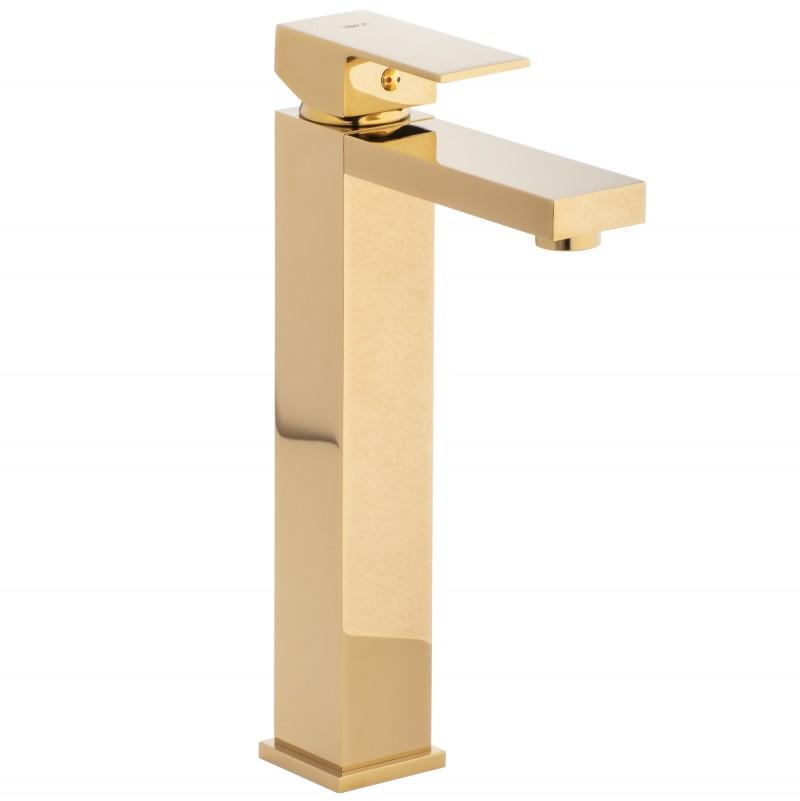 Смеситель для умывальника Yoka BU.Gappo 36 GLD reac-20000000053 высокий однорычажный Золотой (158851)