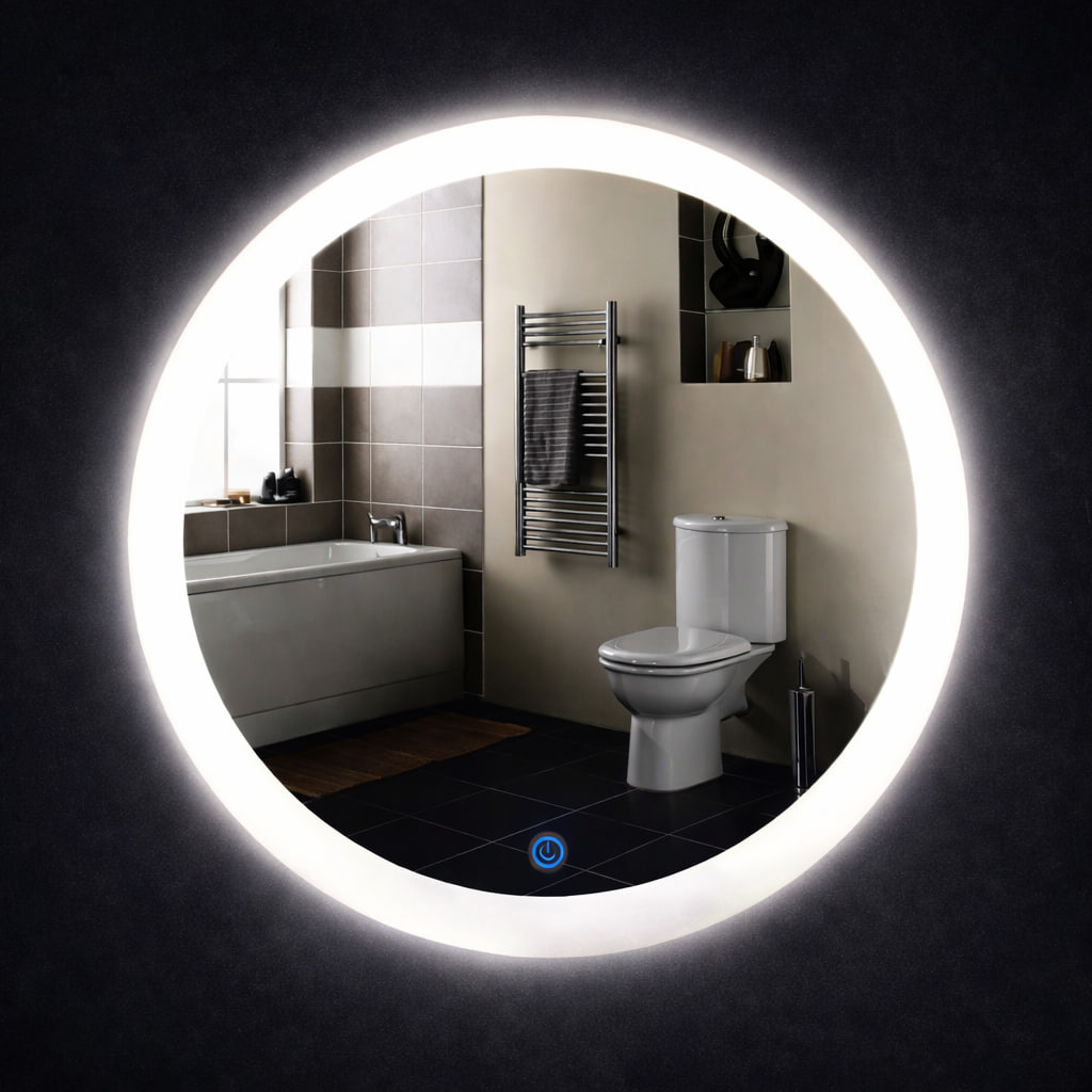 Зеркало прямоугольное для ванной комнаты Insana J-101 сенсорное с LED-подсветкой 60х60 см (А0060850)