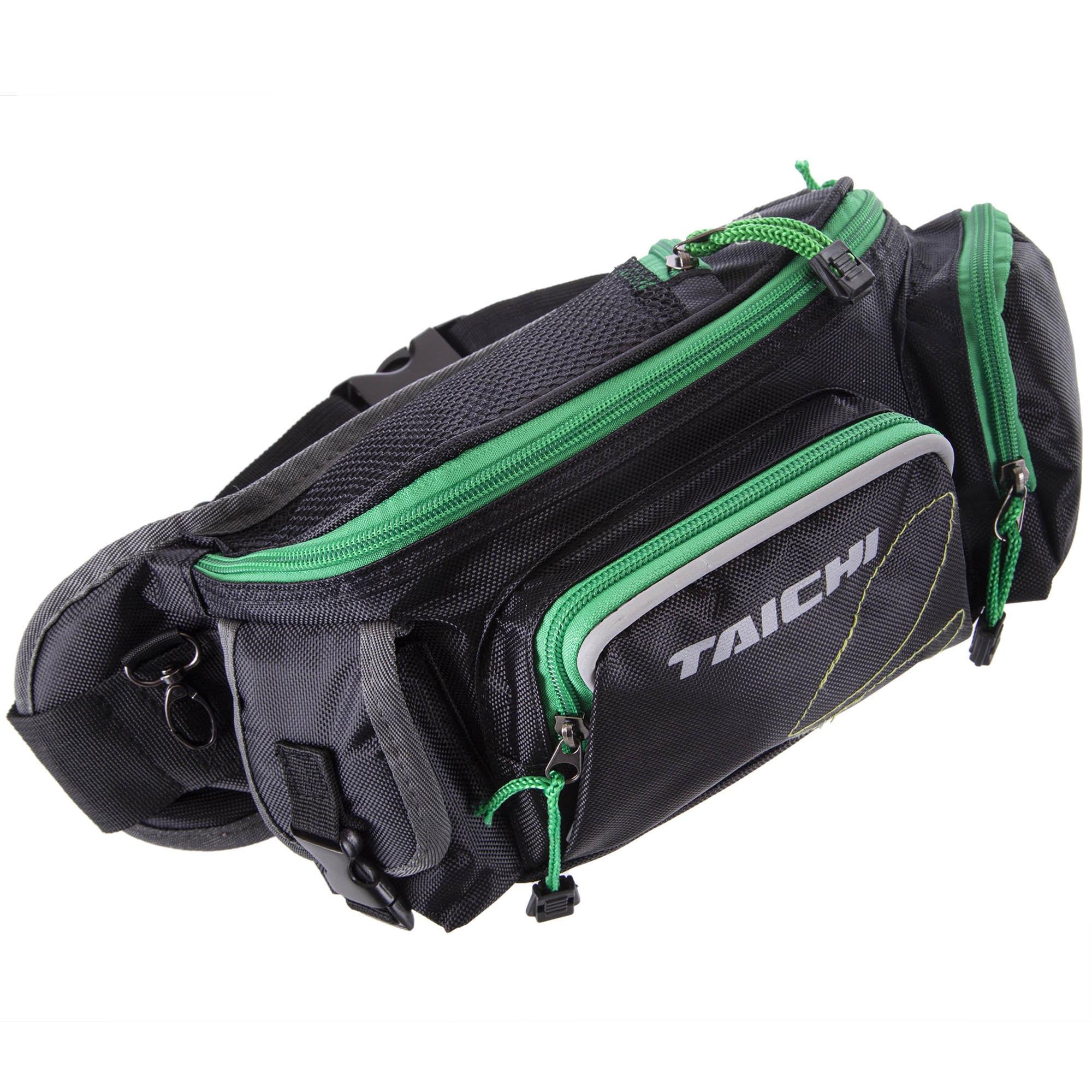 Сумка поясная TAICHI MS-6814 Черный с зеленым (NA003299)
