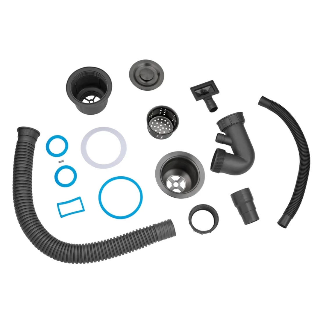 Мийка для кухні Kroner KRP Schwarze 7848LHM з нержавіючої сталі PVD 3/1 мм (CV030023) - фото 6 Мийка для кухні Kroner KRP Schwarze 7848LHM з нержавіючої сталі PVD 3/1 мм (CV030023) - фото 6