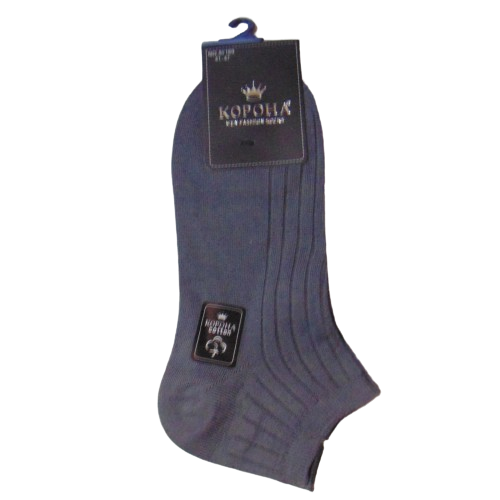 Носки мужские короткие Корона р. 41-47 Темно-серый (2134880046)