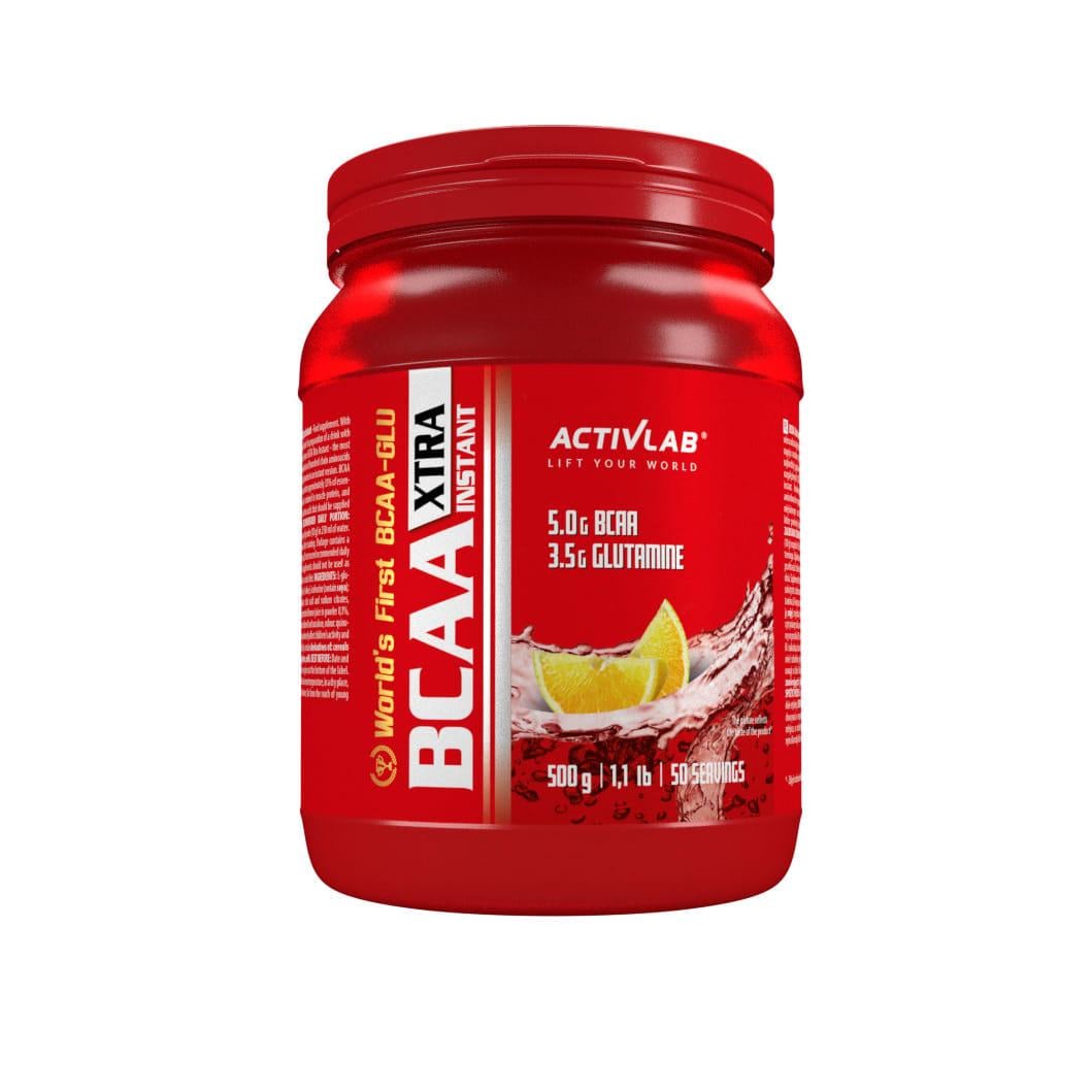 Аминокислота BCAA для спорта Activlab BCAA Xtra Instant 500 г 50 порций Lemon