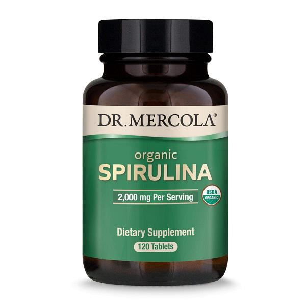 Спирулина Dr. Mercola Organic Spirulina 120 таб. (000021412)