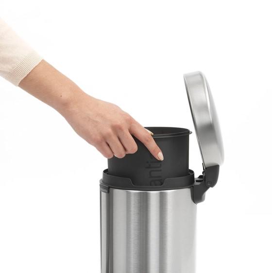 Бак для сміття Brabantia Pedal Bin NewIcon 3 л Сірий (113222) - фото 4