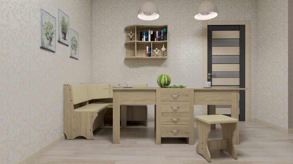 Стіл-книжка розкладний Компаніт-3 Дуб сонома (60c733e656ed397aa7104852) - фото 3