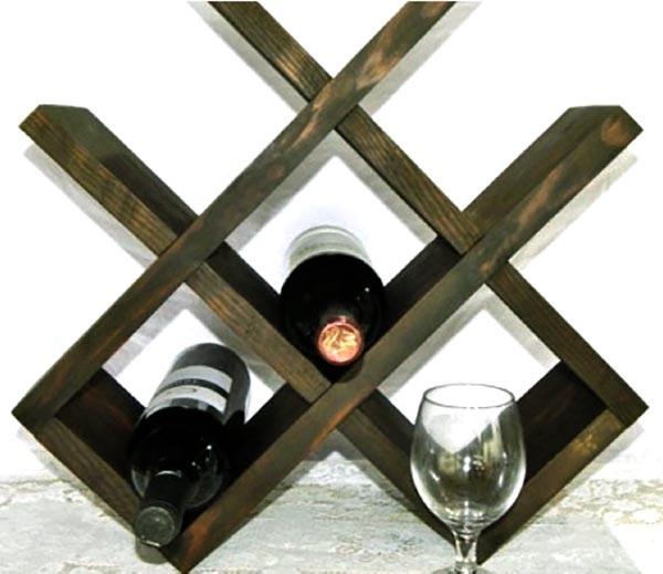 Полка для вина настольная Катлер Мокко (Впс-010910)