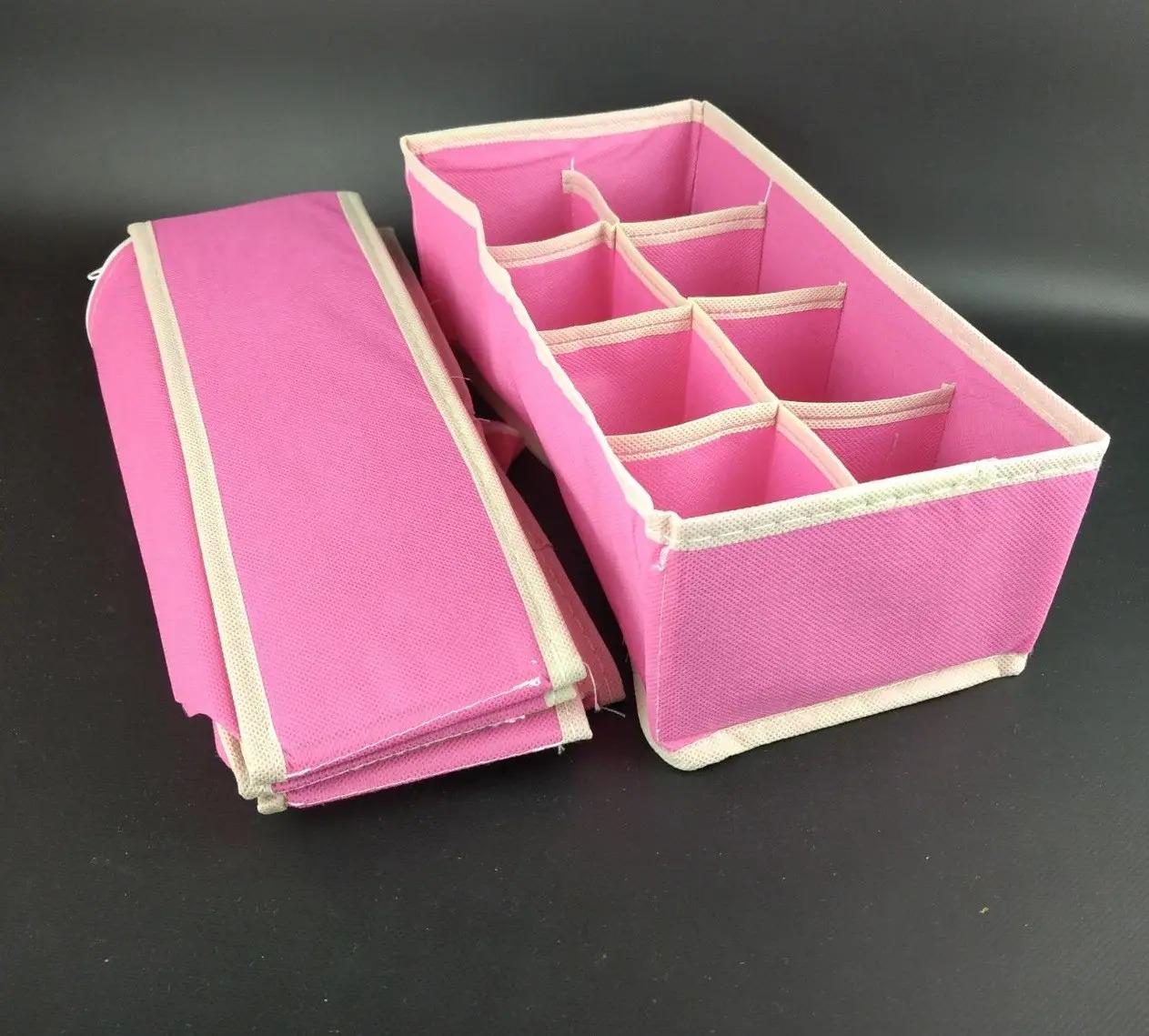 Набір органайзерів для спідньої білизни 4 шт. Рожевий (ОДШ-102-26) - фото 10 Набір органайзерів для спідньої білизни 4 шт. Рожевий (ОДШ-102-26) - фото 10