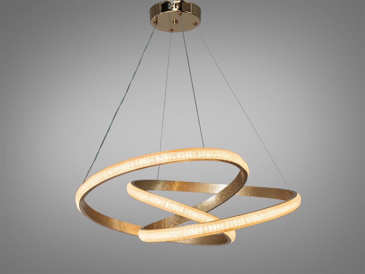 Люстра LED для гостиной CT300G 82 Вт Золотой (3100520997) Люстра LED для гостиной CT300G 82 Вт Золотой (3100520997)