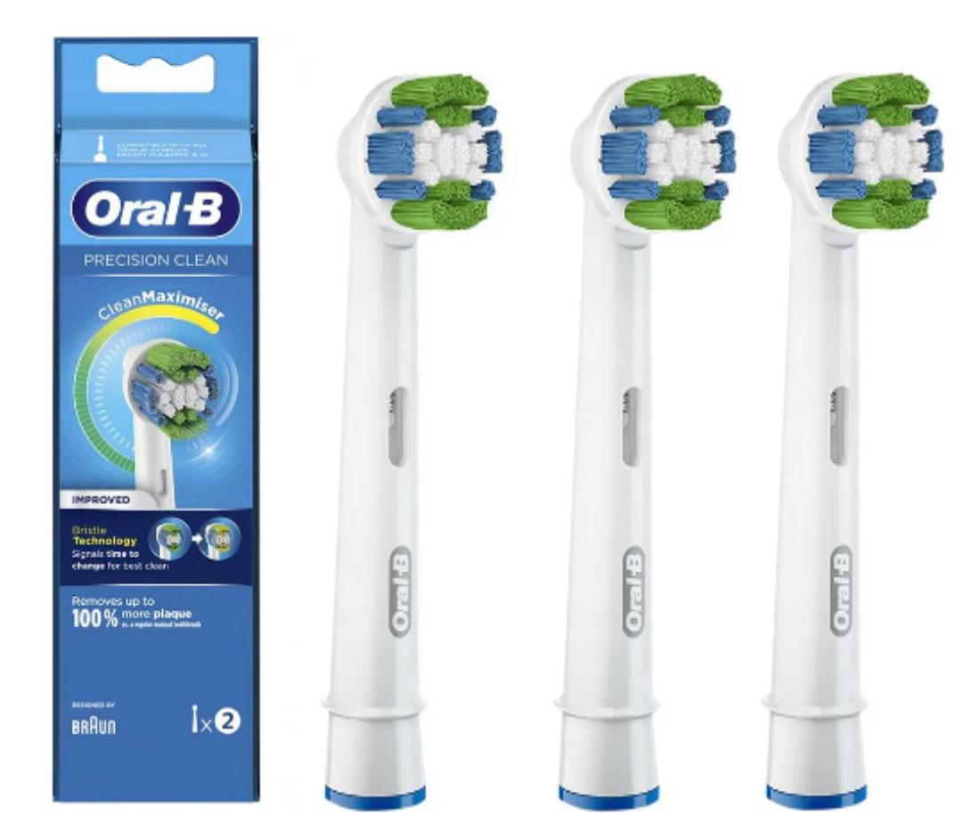 Насадки для електричної зубної щітки Braun Oral-B Precision Clean 3 шт.