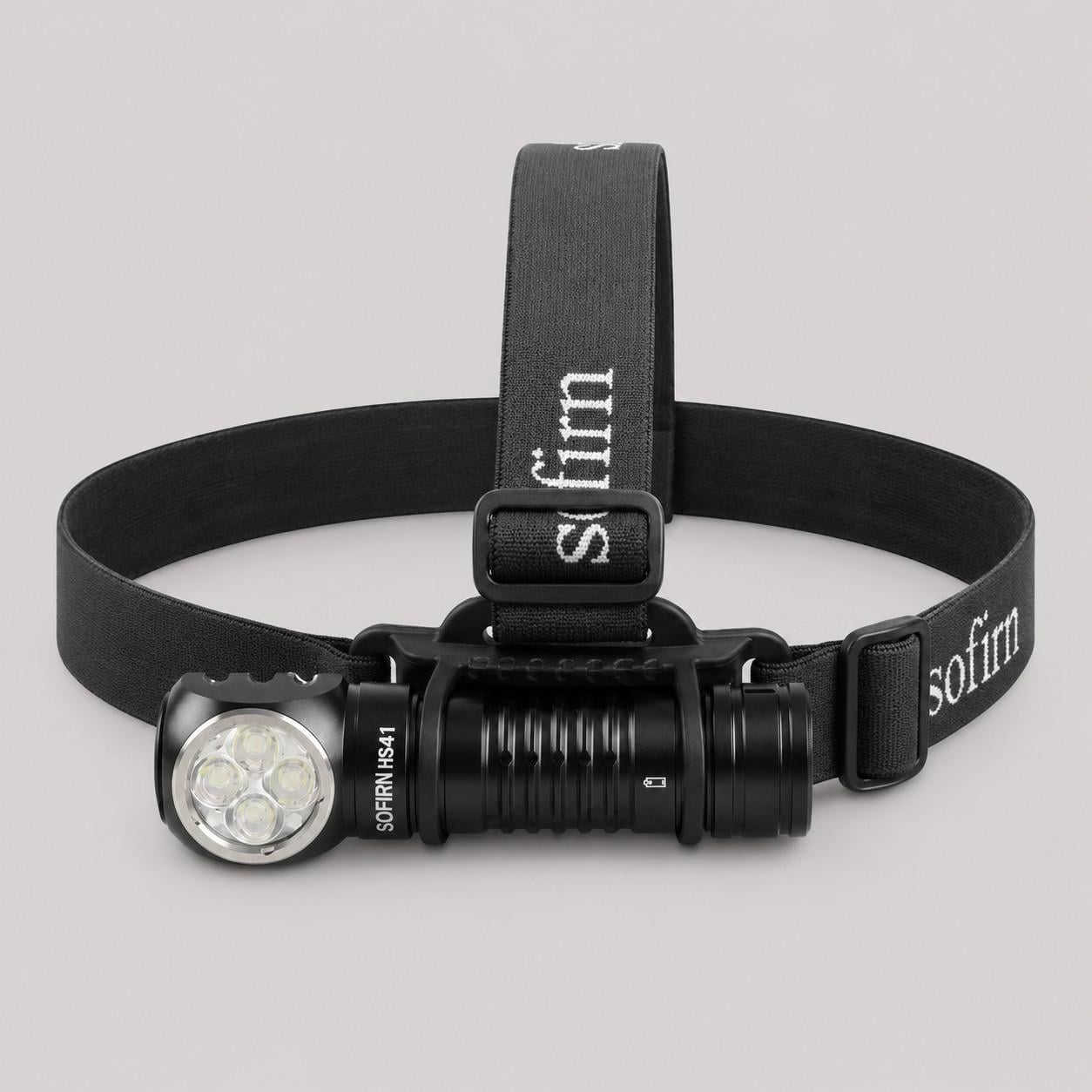 Ліхтар налобний Sofirn HS41 USB-C IP68 з акумулятором 21700 мАг 4000Lm (010749)