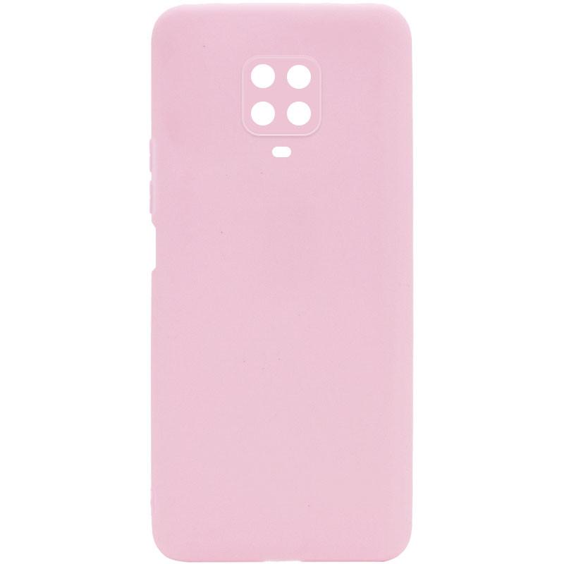 Противоударный силиконовый чехол Candy Full Camera для Xiaomi Redmi Note 9s / Note 9 Pro / Note 9 Pro Max Розовый
