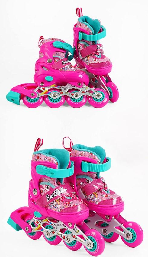 Ролики Best Roller с подсветкой р. 28-28 (60144-XS) - фото 2 Ролики Best Roller с подсветкой р. 28-28 (60144-XS) - фото 2