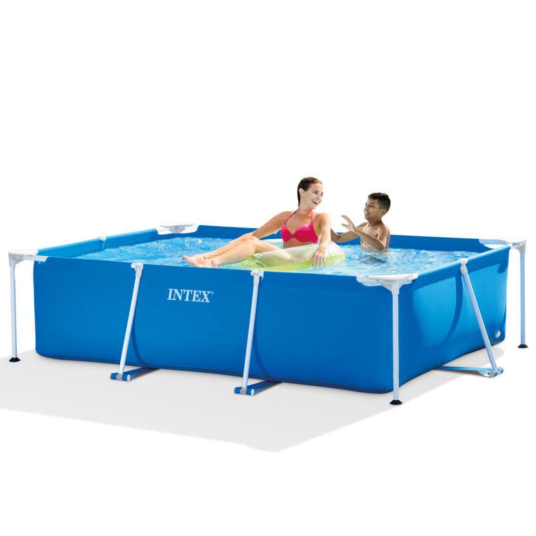 Басейн каркасний Intex 28270 220х150х60 см Блакитний (175166) Басейн каркасний Intex 28270 220х150х60 см Блакитний (175166)