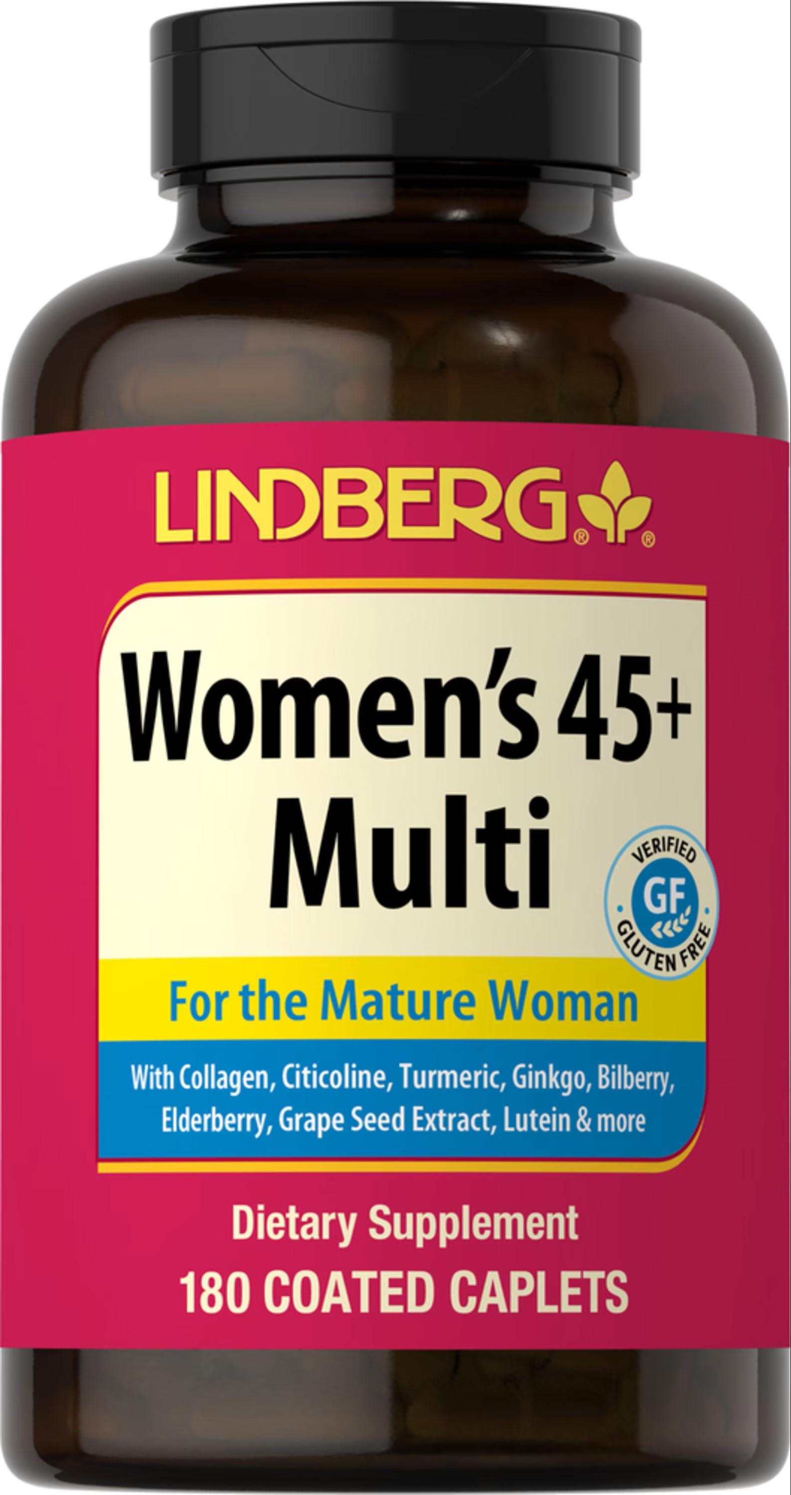 Мультивитамины для женщин Lindberg Women's 45 Multi 180 капс.