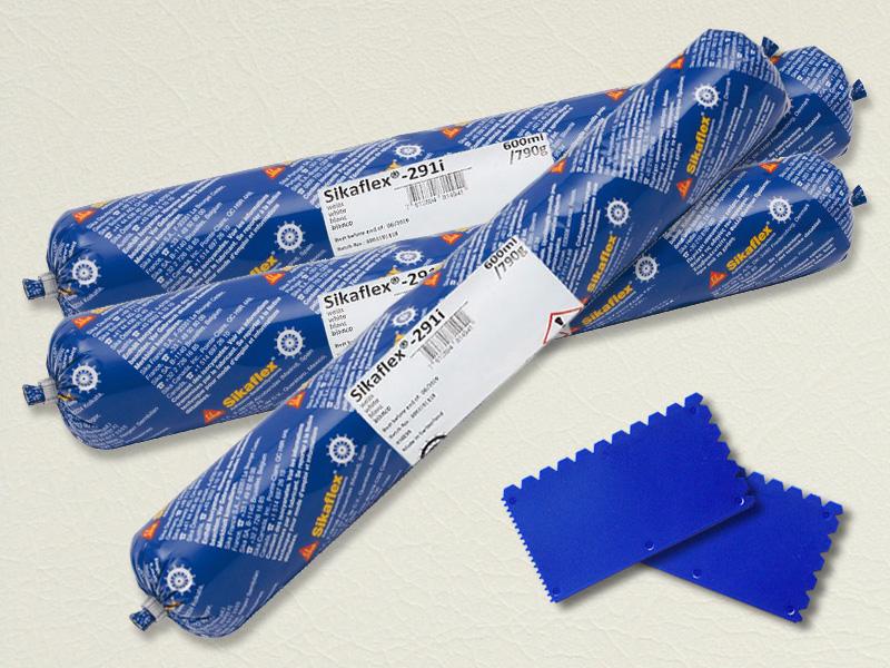 Герметик для палуб/яхт/кораблей Sikaflex 290i DC PRO Sika Marine палубный полиуретановый 600 мл 12 шт. Черный - фото 3 Герметик для палуб/яхт/кораблей Sikaflex 290i DC PRO Sika Marine палубный полиуретановый 600 мл 12 шт. Черный - фото 3