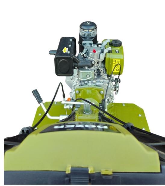 Мотоблок дизельный DOZER D6-1 4.00-10 3+1 с электростартом Салатовый - фото 4 Мотоблок дизельный DOZER D6-1 4.00-10 3+1 с электростартом Салатовый - фото 4