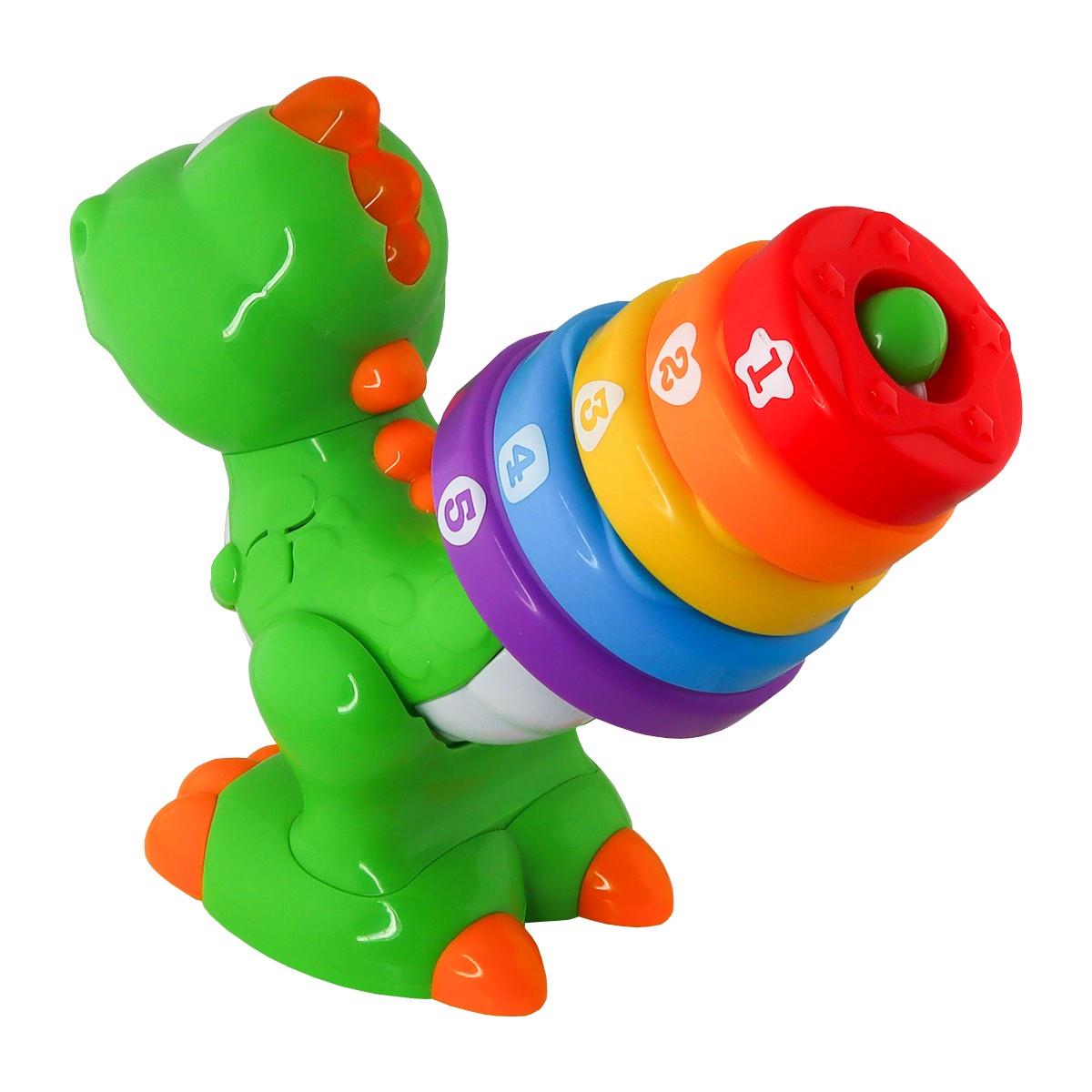 Іграшка двомовна що розвиває Kiddi Smart Динозаврик Барвограй (4279T-KS-ks) - фото 6