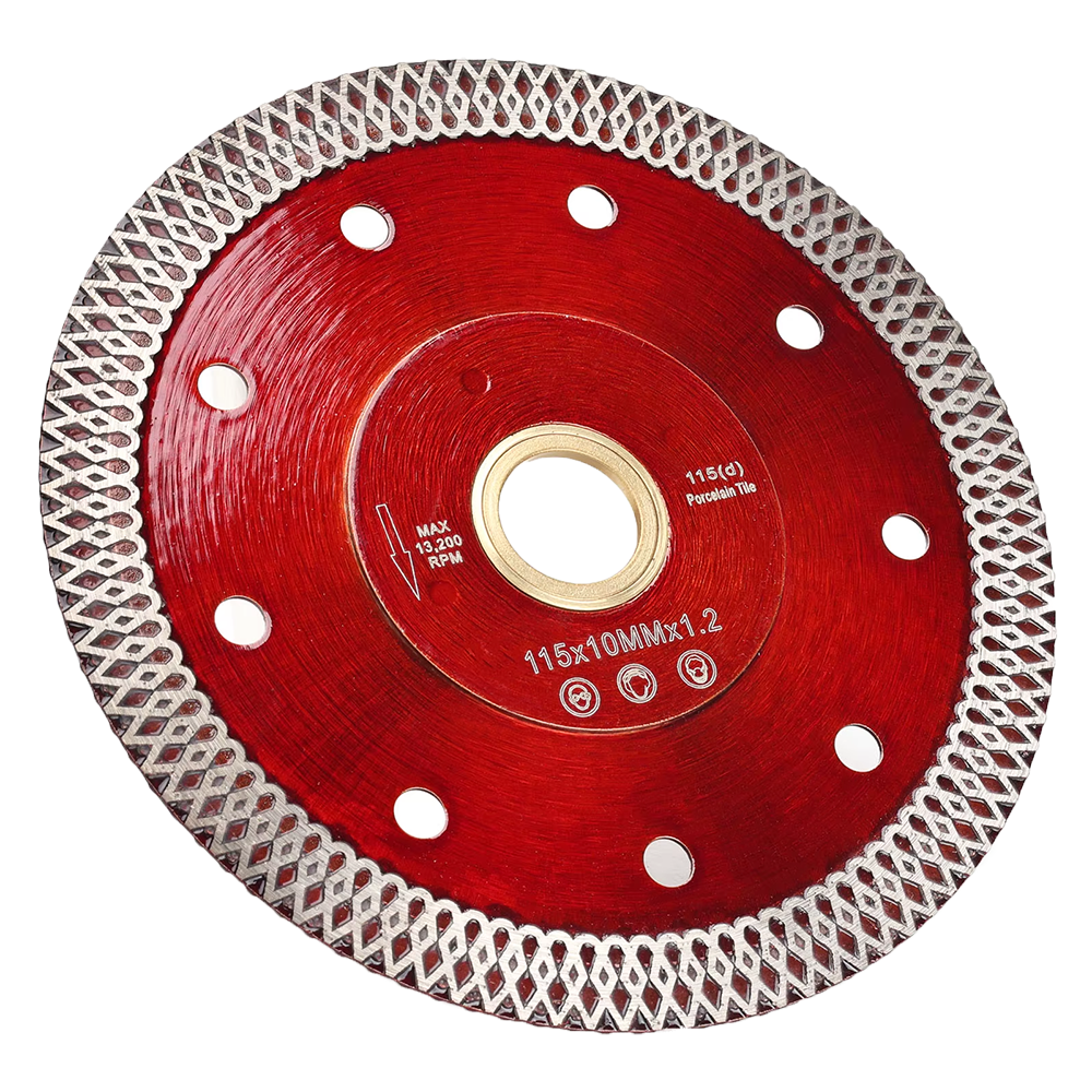 Диск алмазный тонкий 115х1,2х22,2 мм Красный (54254)