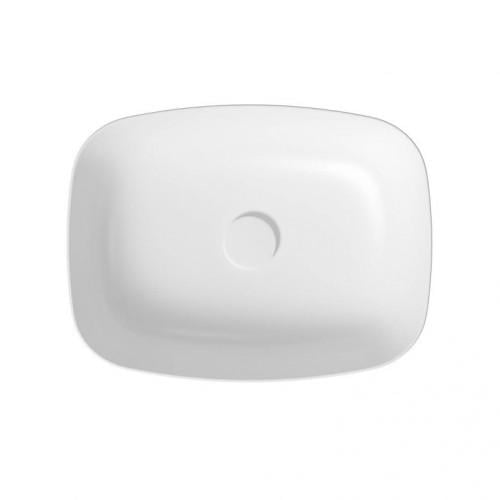 Умивальник на стільницю накладний прямокутний Cersanit LARGA EW 50x38 см Білий (K677-003) - фото 2 Умивальник на стільницю накладний прямокутний Cersanit LARGA EW 50x38 см Білий (K677-003) - фото 2