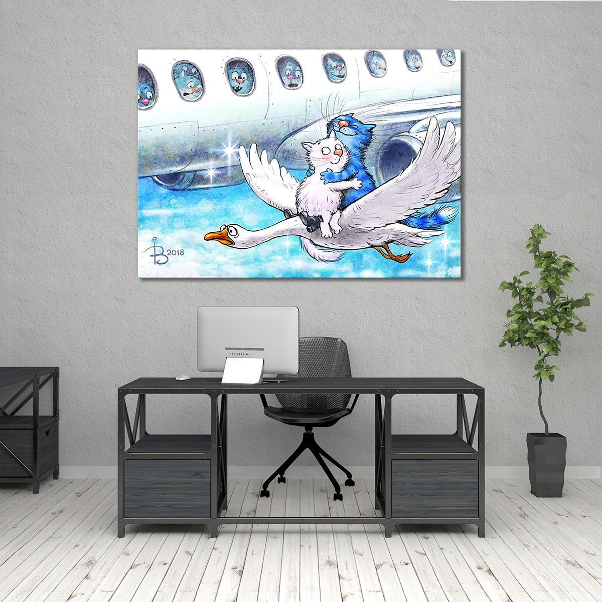 Модульная картина Фантазия ре мажор 1 модуль 40х60 см