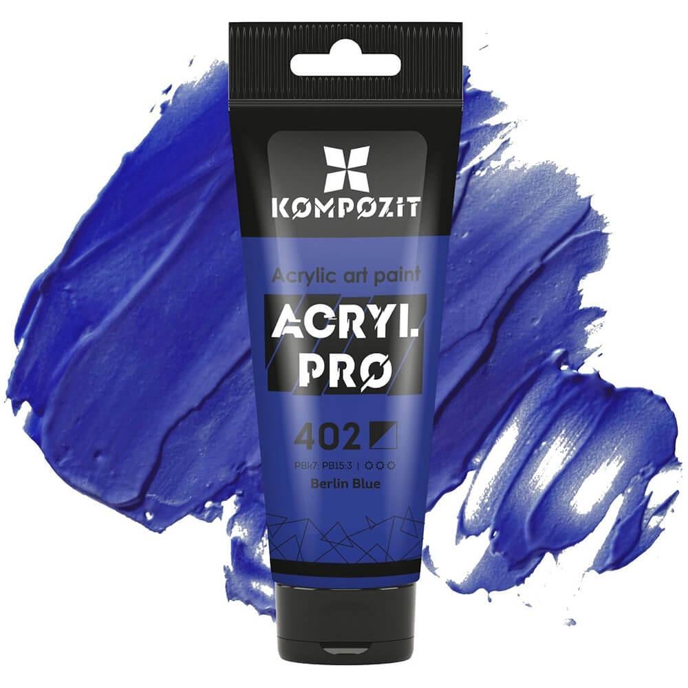 Акриловая краска ART Kompozit 402 75 мл Берлинская лазурь (59402) - фото 1 Акриловая краска ART Kompozit 402 75 мл Берлинская лазурь (59402) - фото 1