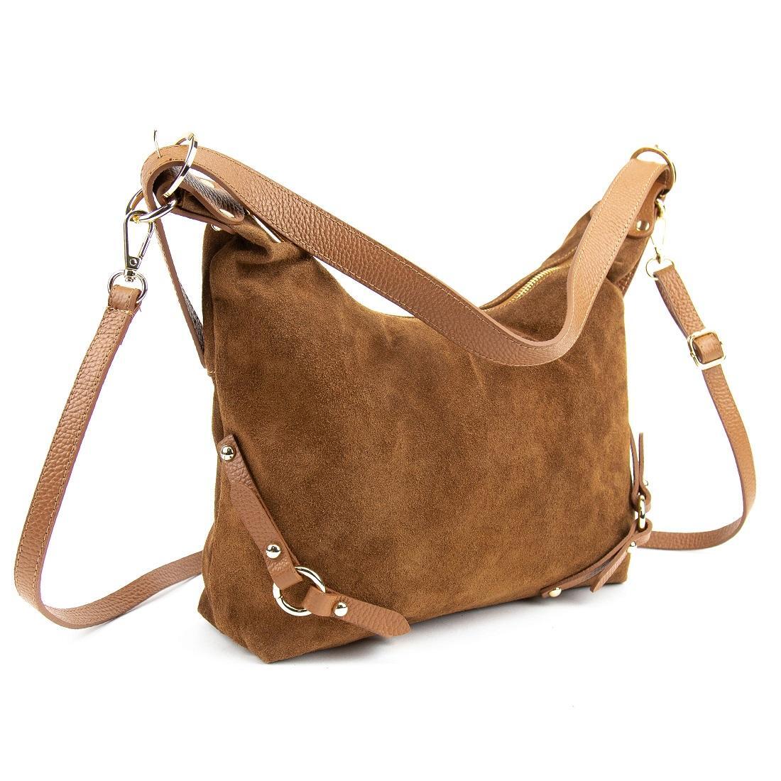 Жіноча сумка Royal Bag F-IT-86111C замшева Коричневий (8101) - фото 4 Жіноча сумка Royal Bag F-IT-86111C замшева Коричневий (8101) - фото 4