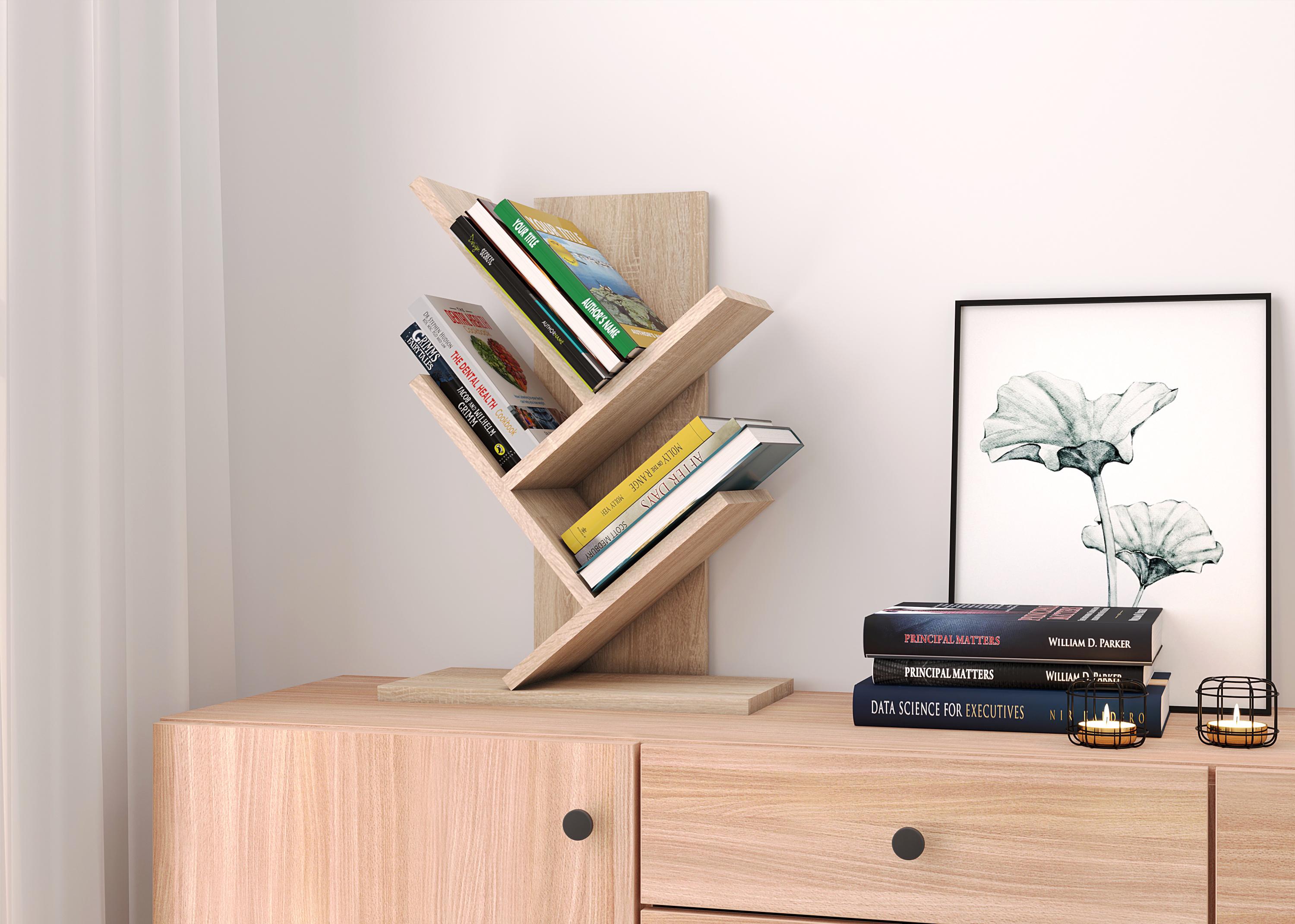 Стелаж-полиця P-36 400x575x216 мм Дуб сонома