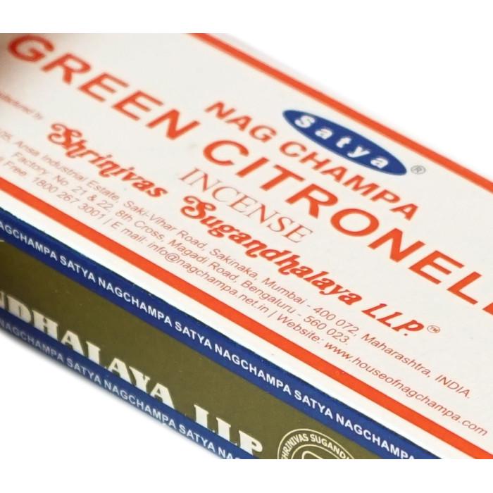Аромапалочки Satya Green Citronella Зеленый цитронелла 15 г - фото 2