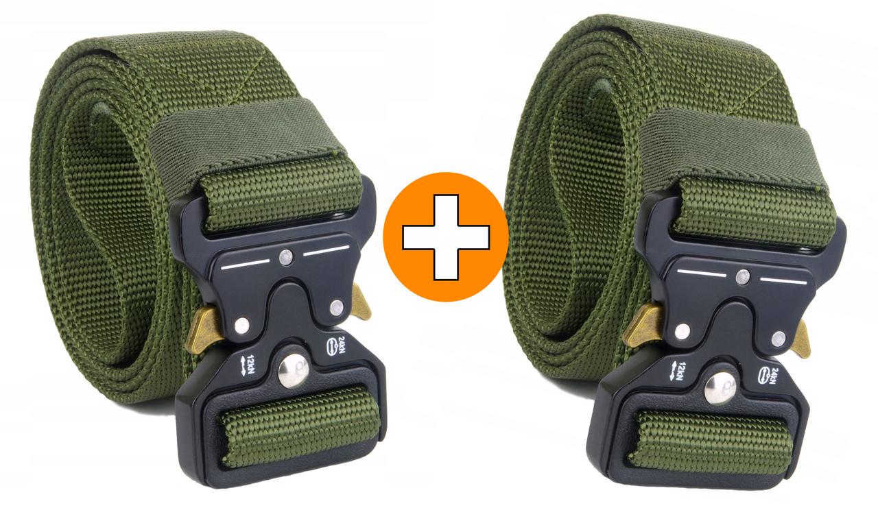 Комплект Assaulter belt 2 ремені металева пряжка 140 см - фото 2