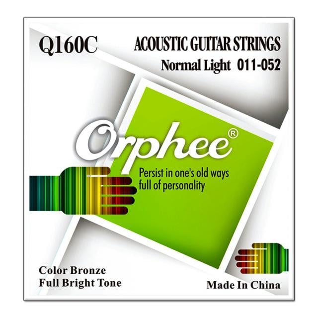 Струны цветные Orphee Q160C Bronze 11-52 Normal Light (1008)