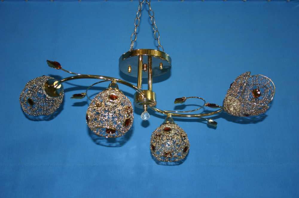 Люстра с плафонами Ray L3764/4 FGD (IR006088)