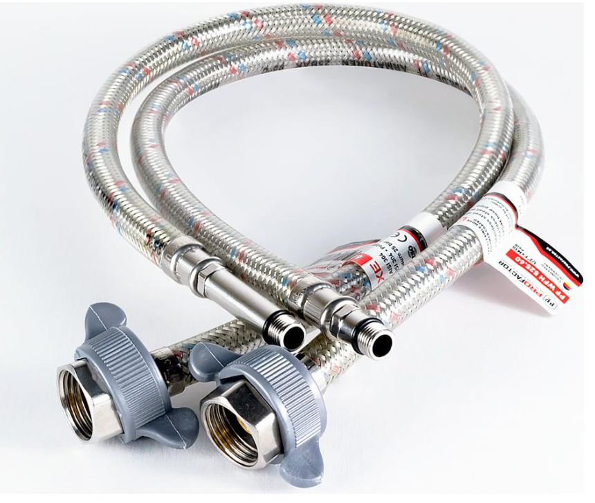 Подводка к смесителю Profactor PF WFH 525.100 с полимерным покрытием 1/2"хМ10 100 см пара (000029507)