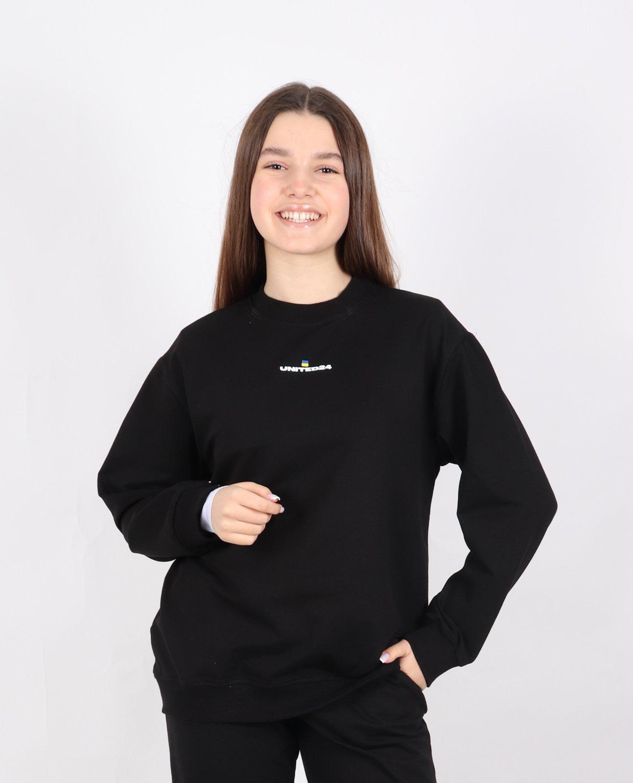 Свитшот для девочки United24 р. 164 Black (126937)