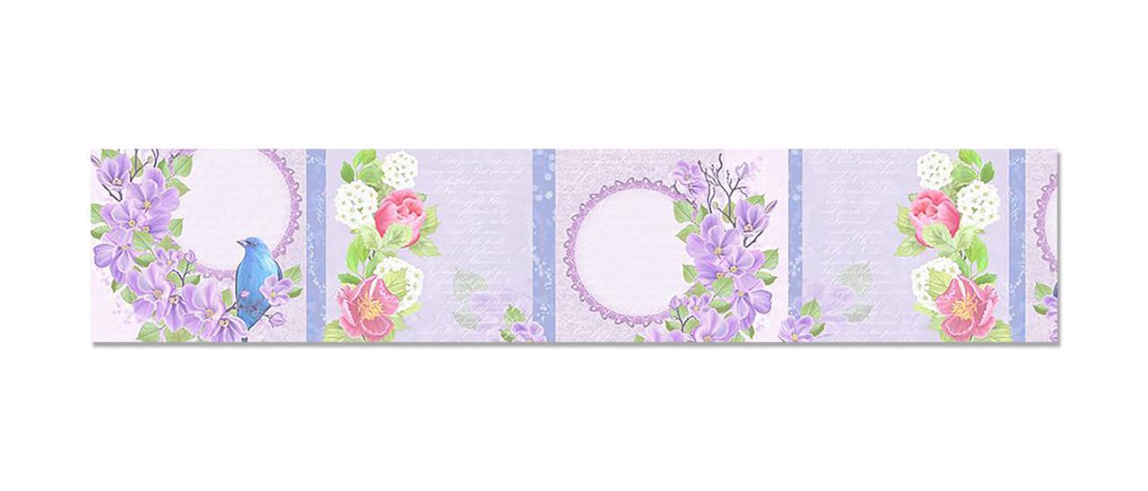 Наклейка виниловая 3D Zatarga Синие птицы 600х3000 мм (1274515547)