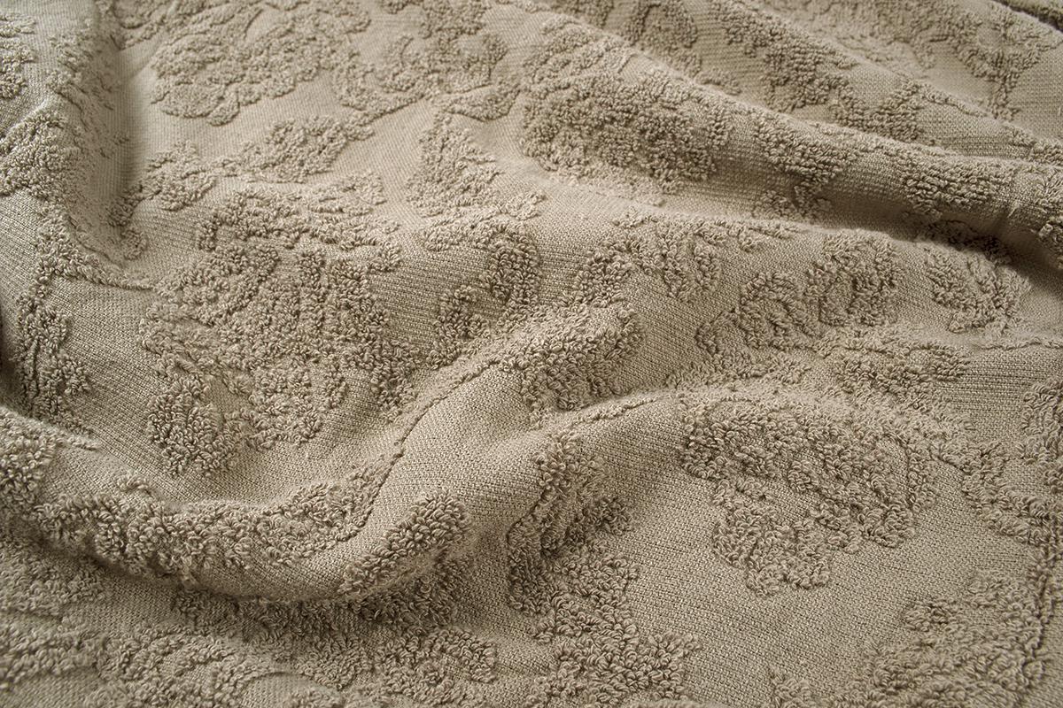 Простирадло махрове Lotus-Crown 200х220 см Темно-бежевий (77378) - фото 2 Простирадло махрове Lotus-Crown 200х220 см Темно-бежевий (77378) - фото 2