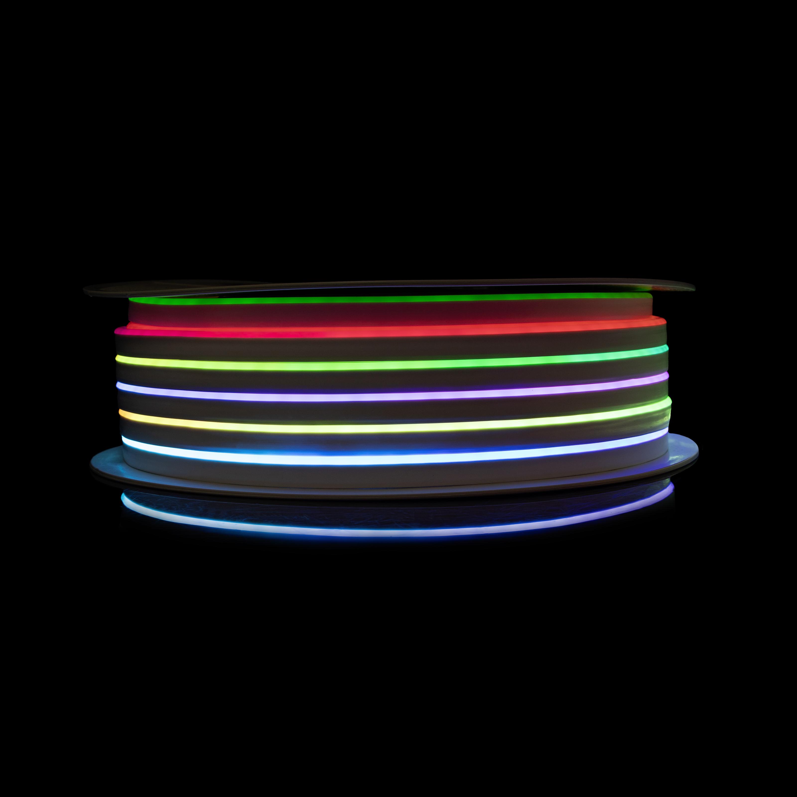 Світлодіодна стрічка неонова Prolum PRO RGB Full Color Series-FX 6x12 IP68 12V Різнокольоровий (28522801) - фото 2 Світлодіодна стрічка неонова Prolum PRO RGB Full Color Series-FX 6x12 IP68 12V Різнокольоровий (28522801) - фото 2