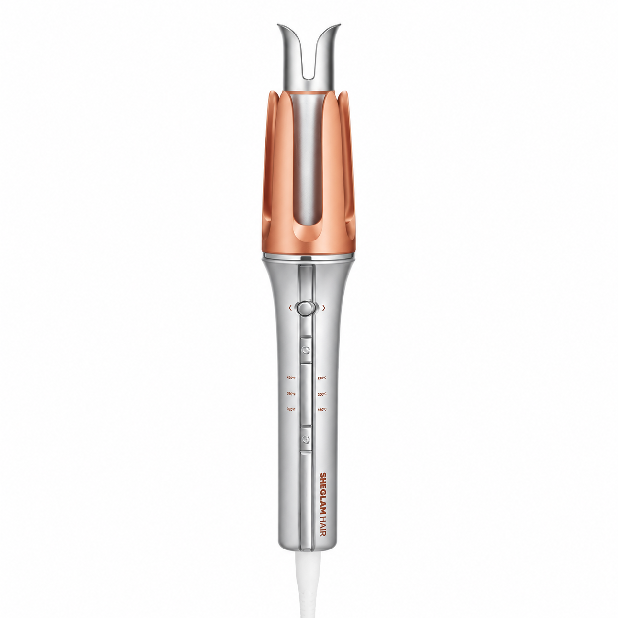 Плойка для волос SHEGLAM Hair Curler Bella автоматическая 3 температурных режима 170-210°C Серый с бежевым (3101924482)
