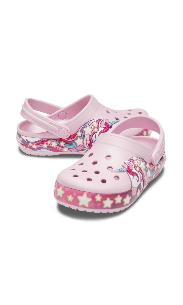Сабо для дівчинки Crocs Fun Lab Unicorn Band Clog C10 17 см Pink (15045666)