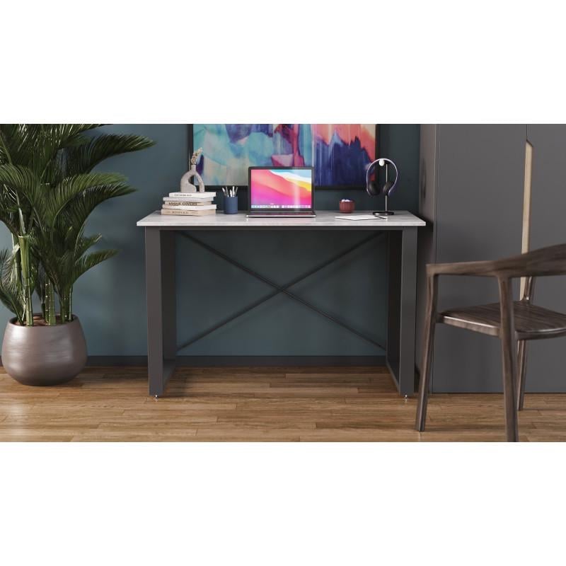 Письмовий стіл Ferrum-decor Drayv метал/ДСП 32 мм Чорний/Бетон (FRD-103365) - фото 5 Письмовий стіл Ferrum-decor Drayv метал/ДСП 32 мм Чорний/Бетон (FRD-103365) - фото 5